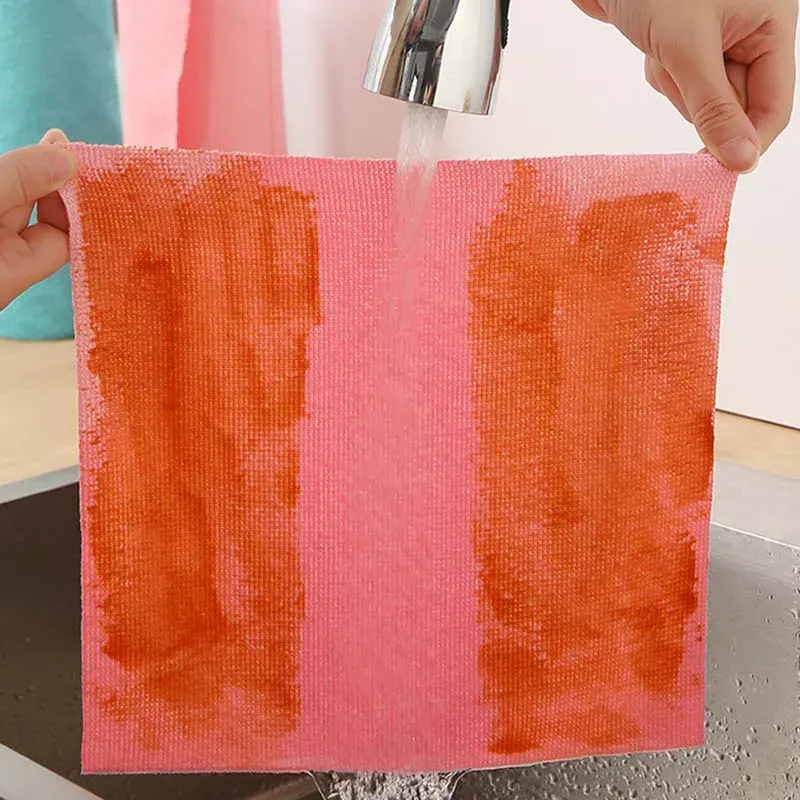 Utilisation du torchon de cuisine microfibre