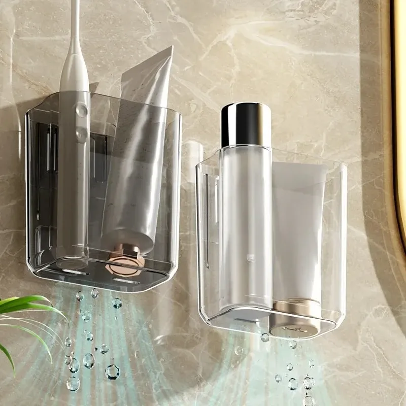 Porte-brosse à dents mural auto-adhésif avec gobelet 3