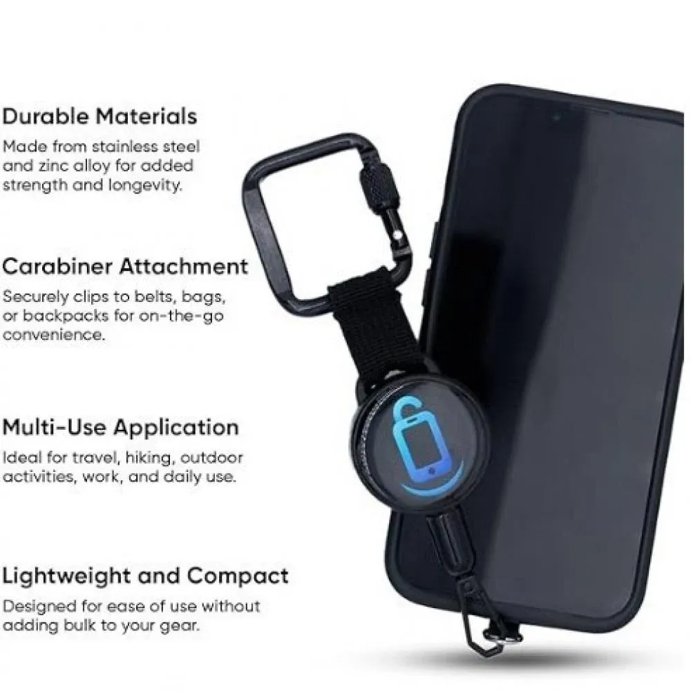 Corde de support téléphone antivol rétractable 2025 - Image 1