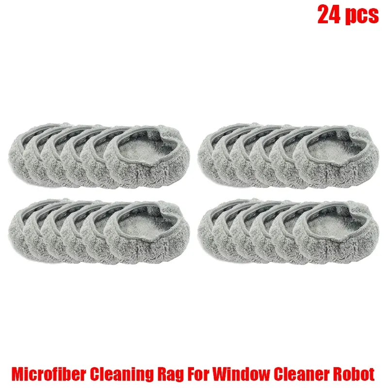 Chiffon de nettoyage en microfibre pour robot nettoyeur de vitres 188168, serviette universelle ronde pour aspirateur robot 11