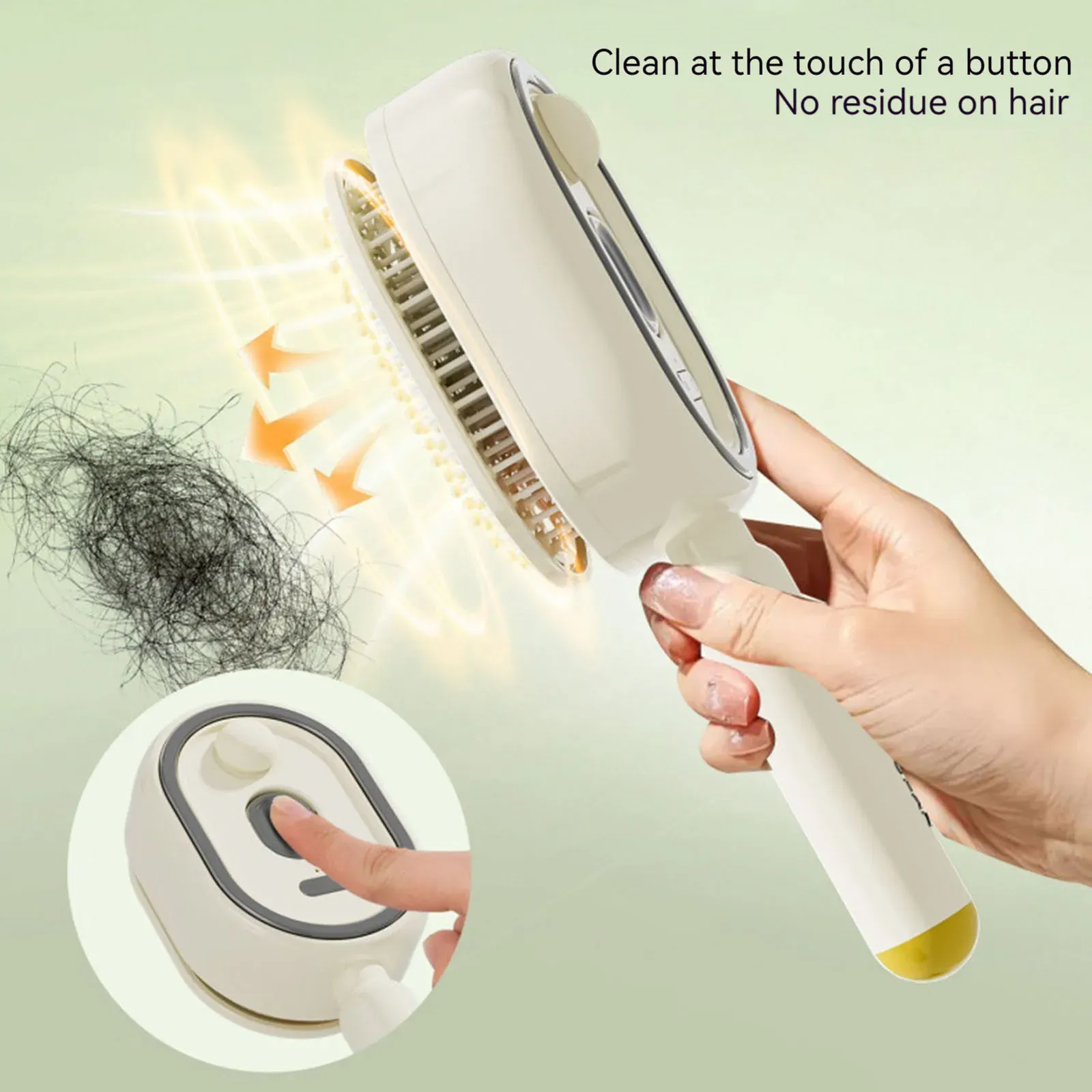 Brosse à vapeur électrique avec pulvérisation d'eau, rechargeable par USB-C, pour démêler, lisser et coiffer tout en contrôlant les frisottis 4