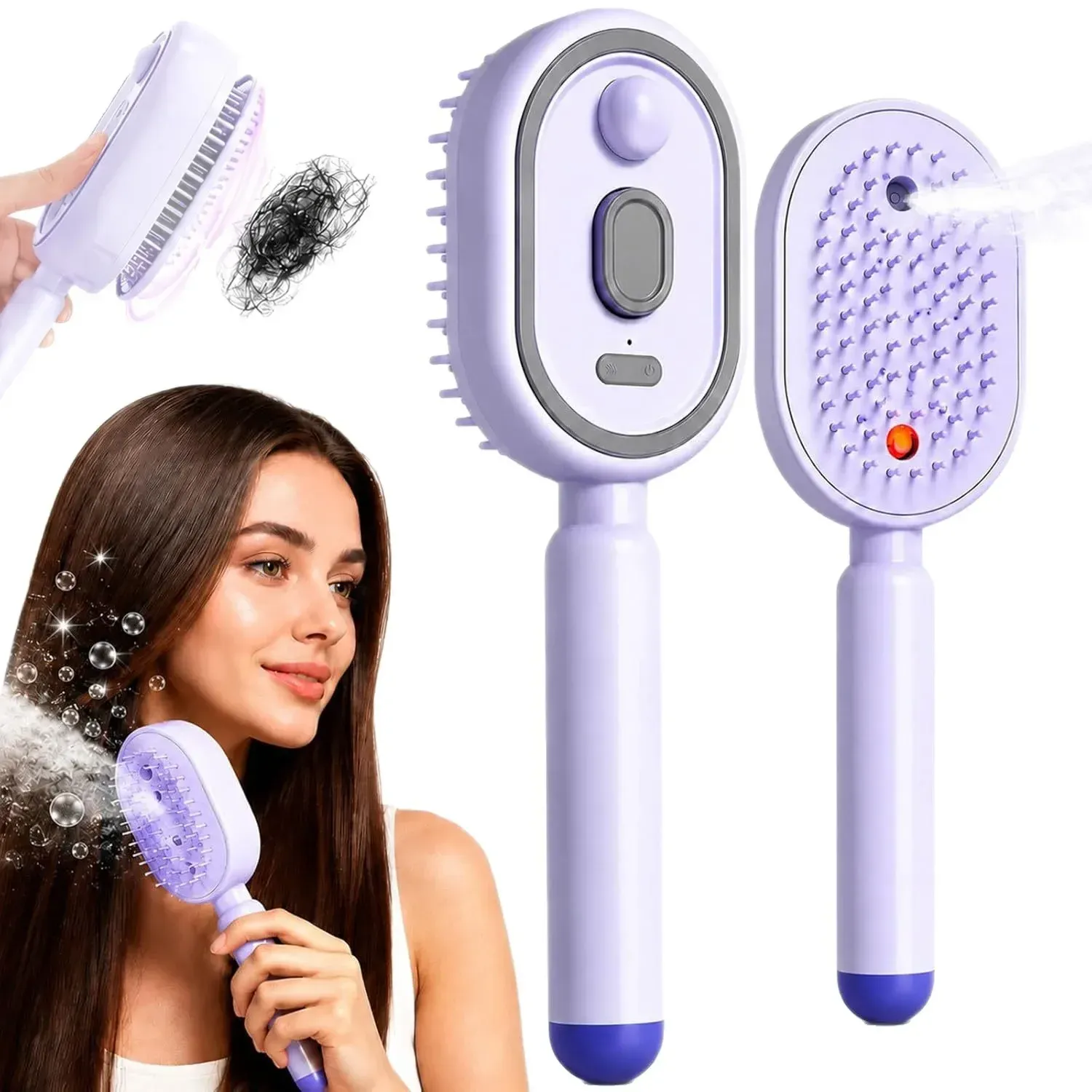 Brosse à vapeur électrique, prise en main