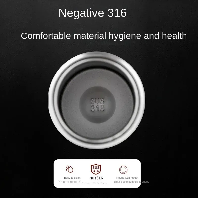 Bouteille thermique 1 L en acier inoxydable, isotherme sous vide, garde au frais ou au chaud pour l'eau, le thé et le café 4