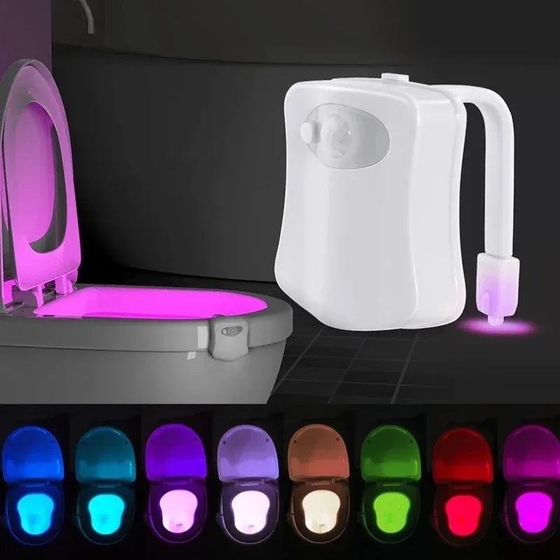 Veilleuse pour siège de toilette à détection de mouvement, vue d'ensemble