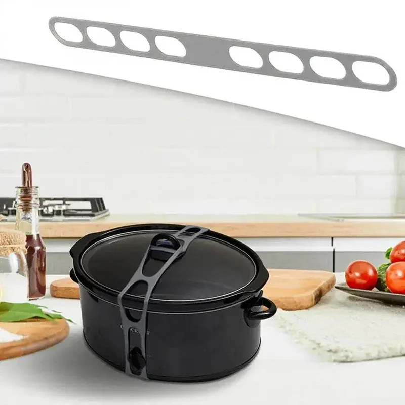Sangle de couvercle en silicone en situation