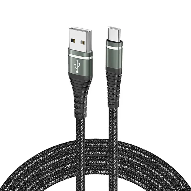 Câble USB-C de charge rapide 3 A pour iPhone 18, 17, 16, iPad Pro, Samsung S26 et Xiaomi, compatible CarPlay, câble tressé en nylon 8