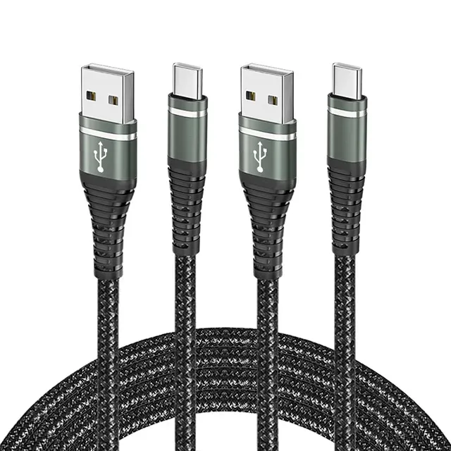Câble USB-C de charge rapide 3 A pour iPhone 18, 17, 16, iPad Pro, Samsung S26 et Xiaomi, compatible CarPlay, câble tressé en nylon 7