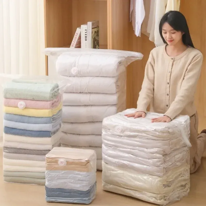 Sacs de rangement sous vide, rangement en situation