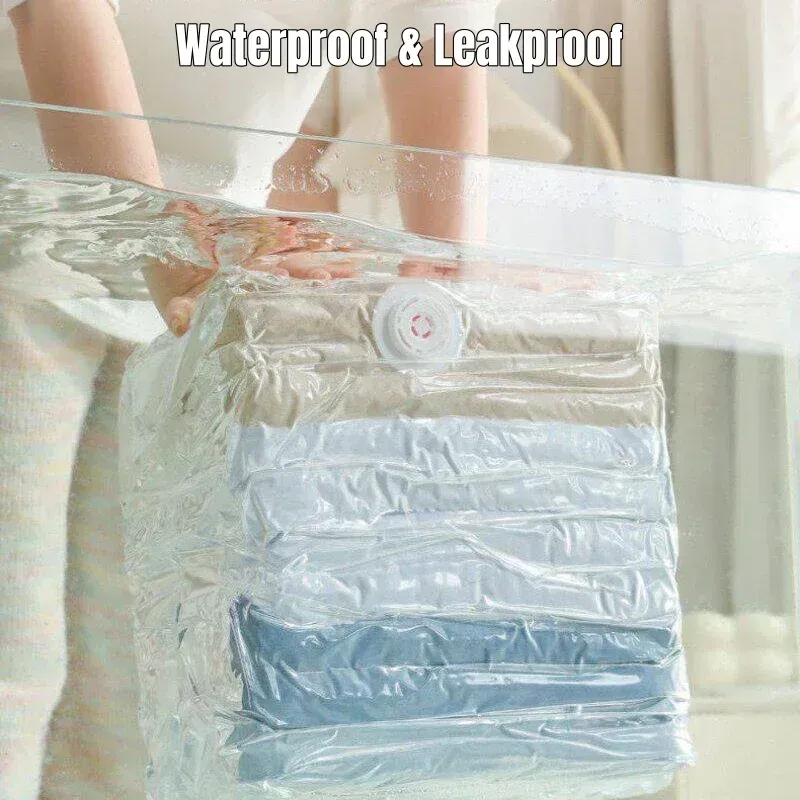 Sacs de rangement sous vide sans pompe