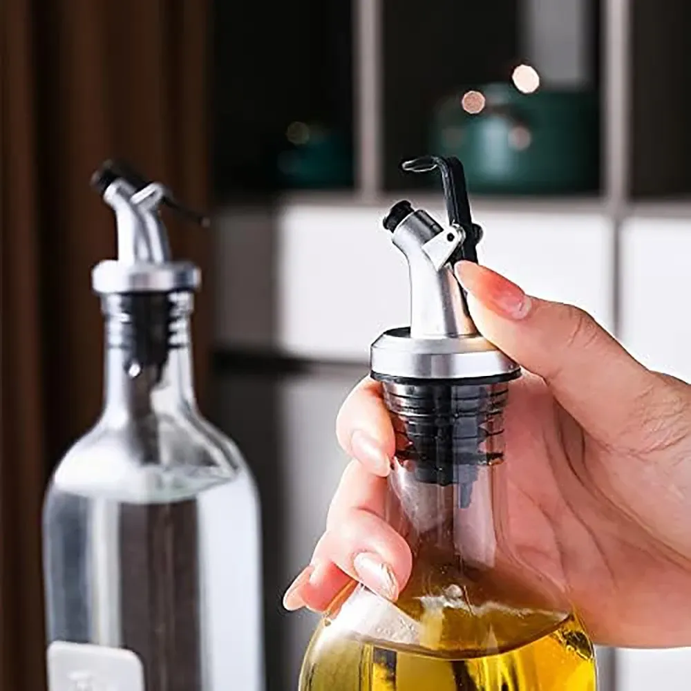 Distributeur d'huile d'olive et de vinaigre avec bec verseur anti-fuite 3