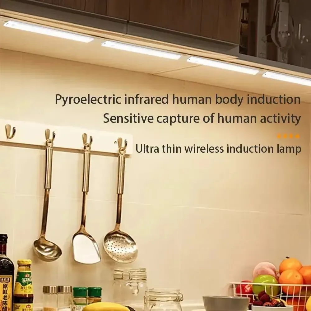 Veilleuse LED pour armoire rechargeable par USB avec capteur de mouvement, 30 cm / 40 cm / 50 cm 6