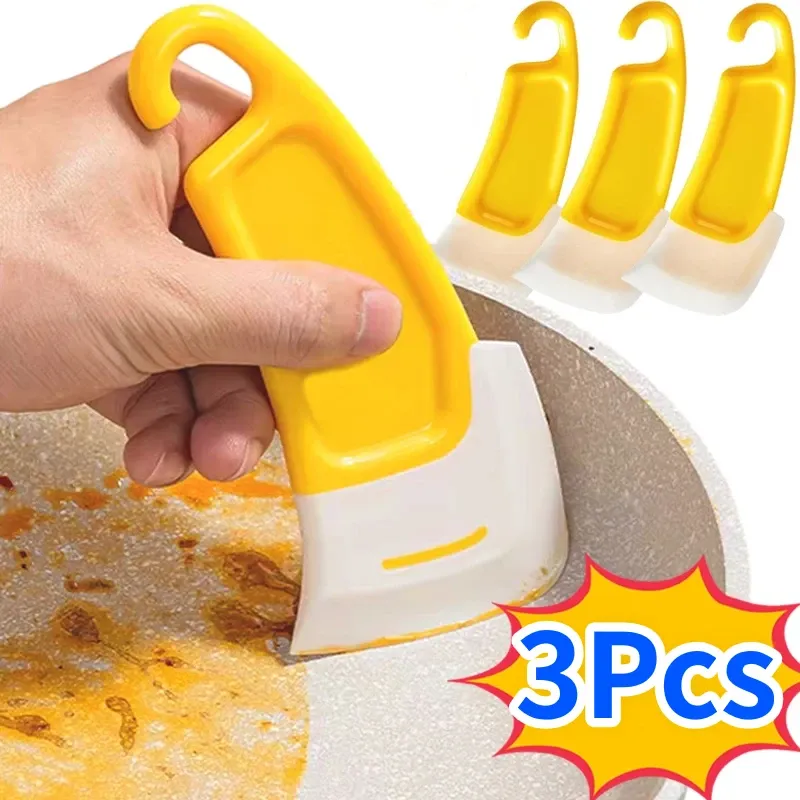Spatule de nettoyage souple, grattoir de cuisine pour poêles et plats