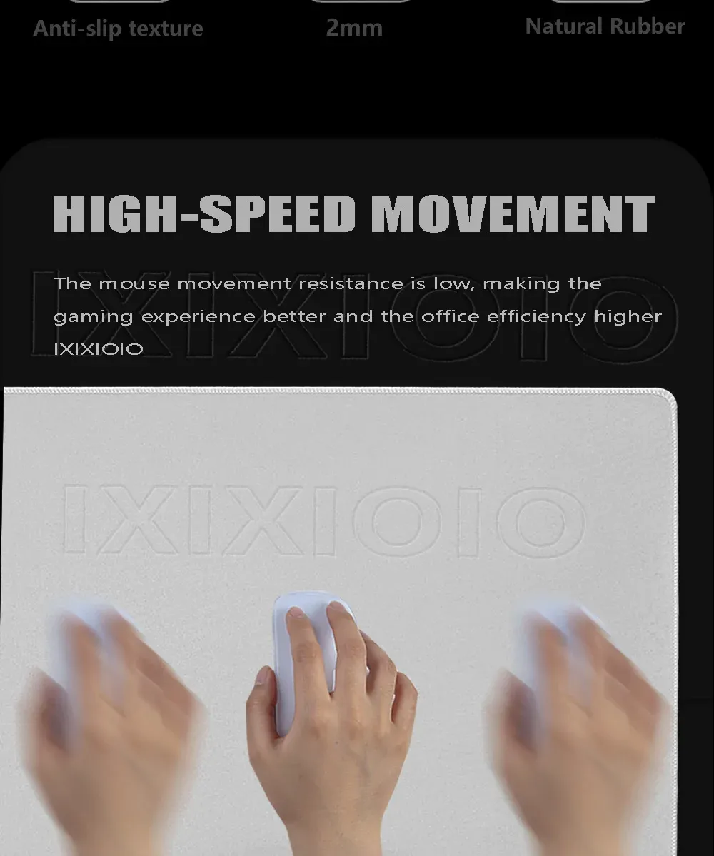Tapis de souris XXL, détail du design