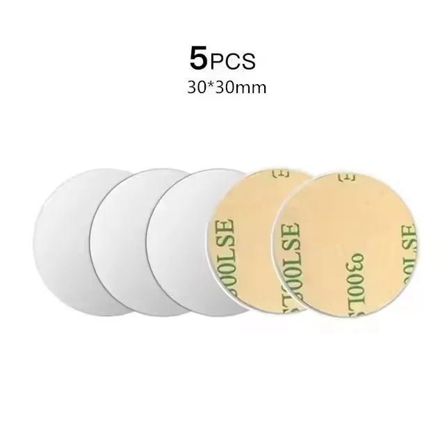 5/10 Pièces Plaque Métallique Magnétique Disque Pour Support de Téléphone de Voiture, Autocollants Magnétiques pour Tablette et Téléphone Portable 18