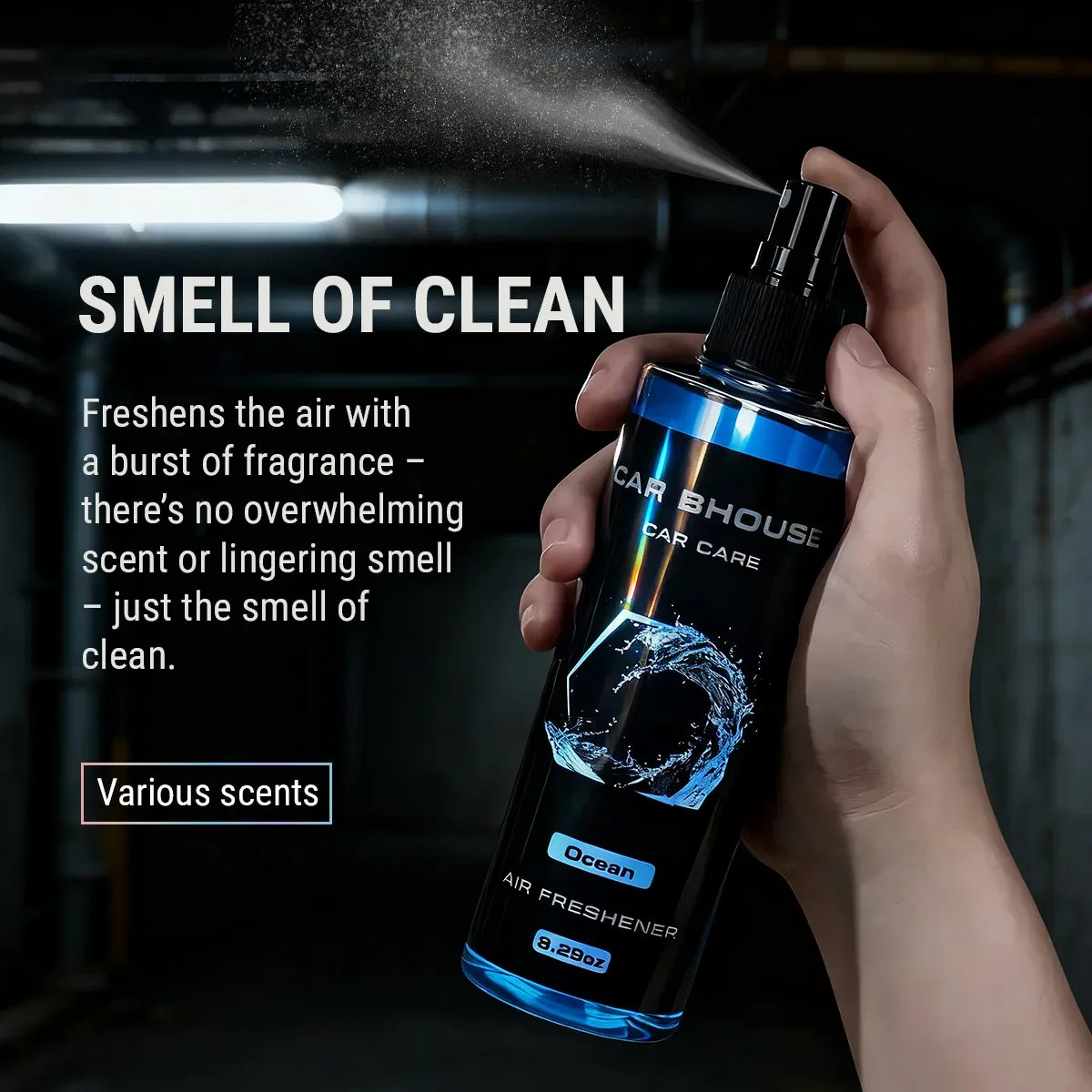 Désodorisant en spray pour voiture, parfum floral et fruité, 245 ml 5
