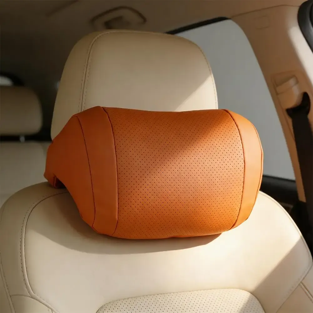 Coussin d'appui-tête universel pour siège auto, appui-tête ergonomique 3D pour le voyage, soutien cervical doux et moelleux 5