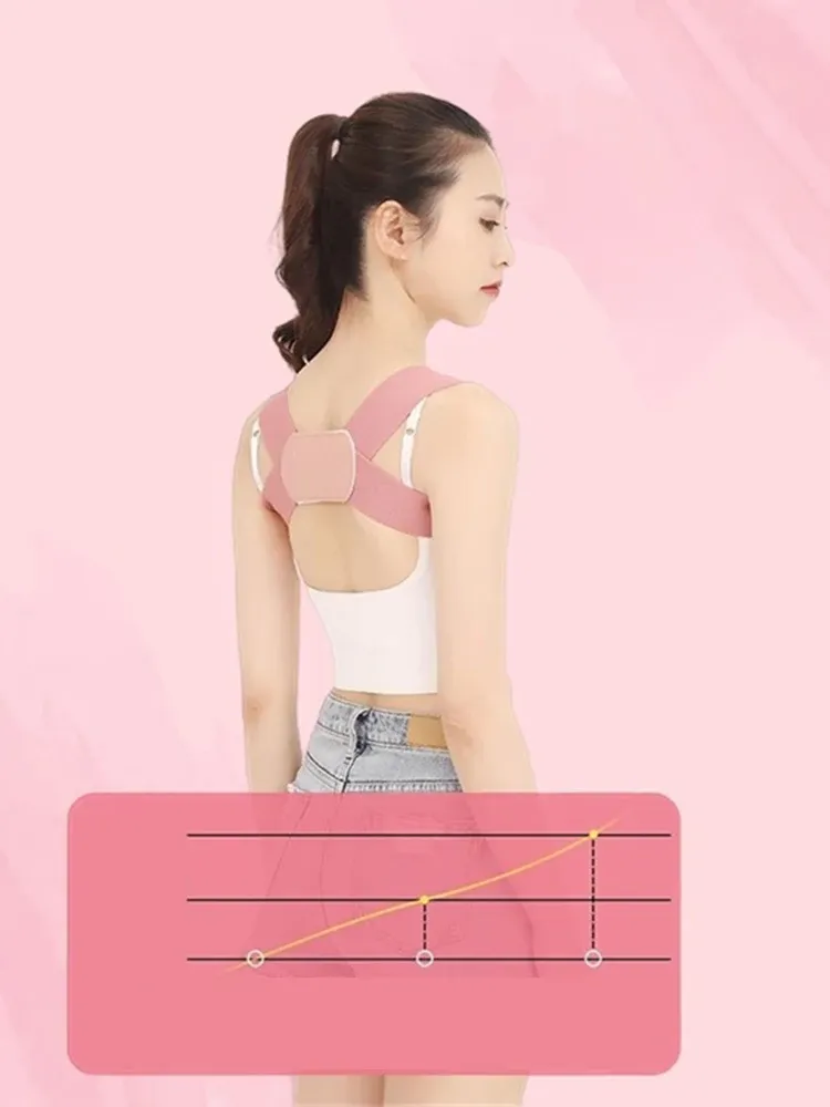 Correcteur de posture en situation, vue de profil