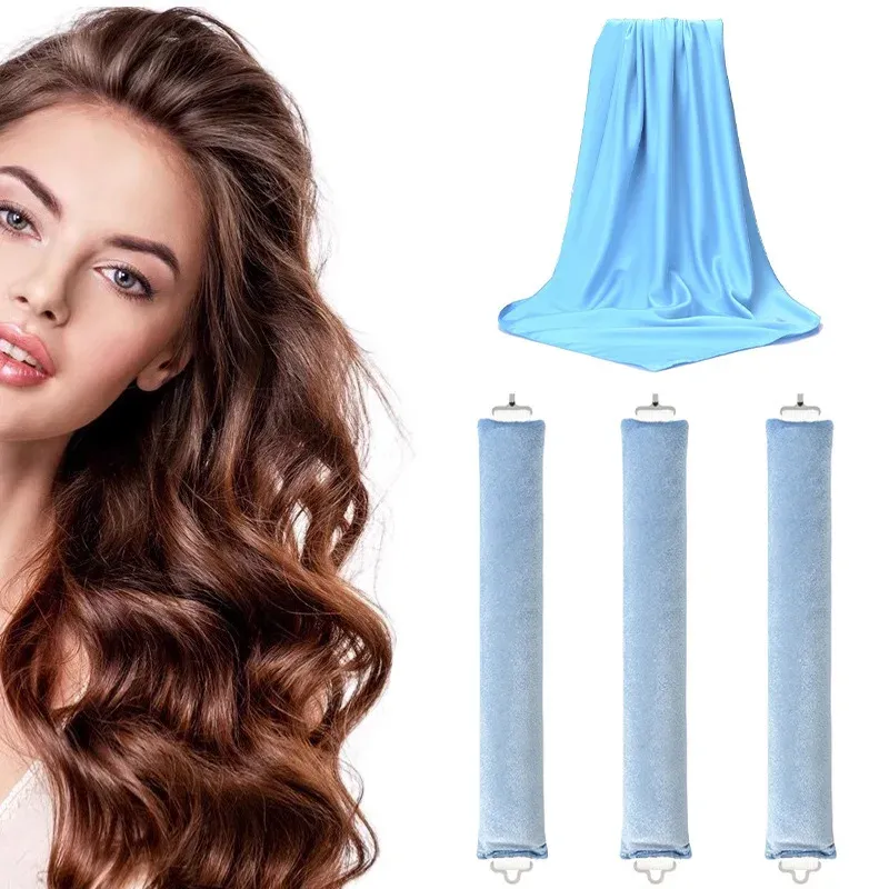 Bigoudis sans chaleur 27 cm pour grandes vagues, diamètre 3,5 cm, confort pour le sommeil 9