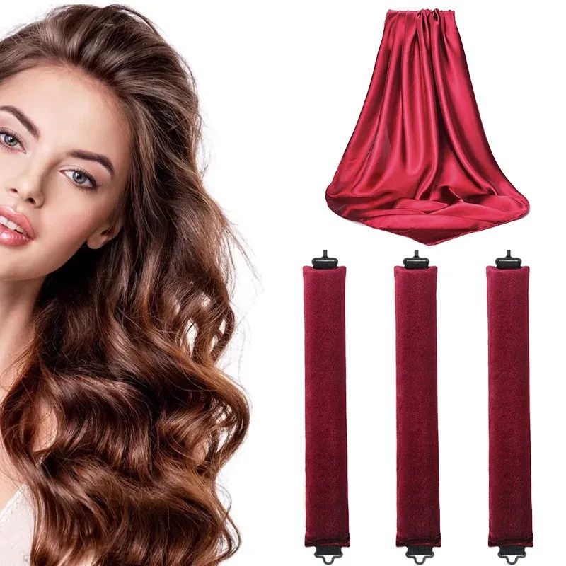 Bigoudis sans chaleur 27 cm pour grandes vagues, diamètre 3,5 cm, confort pour le sommeil 10