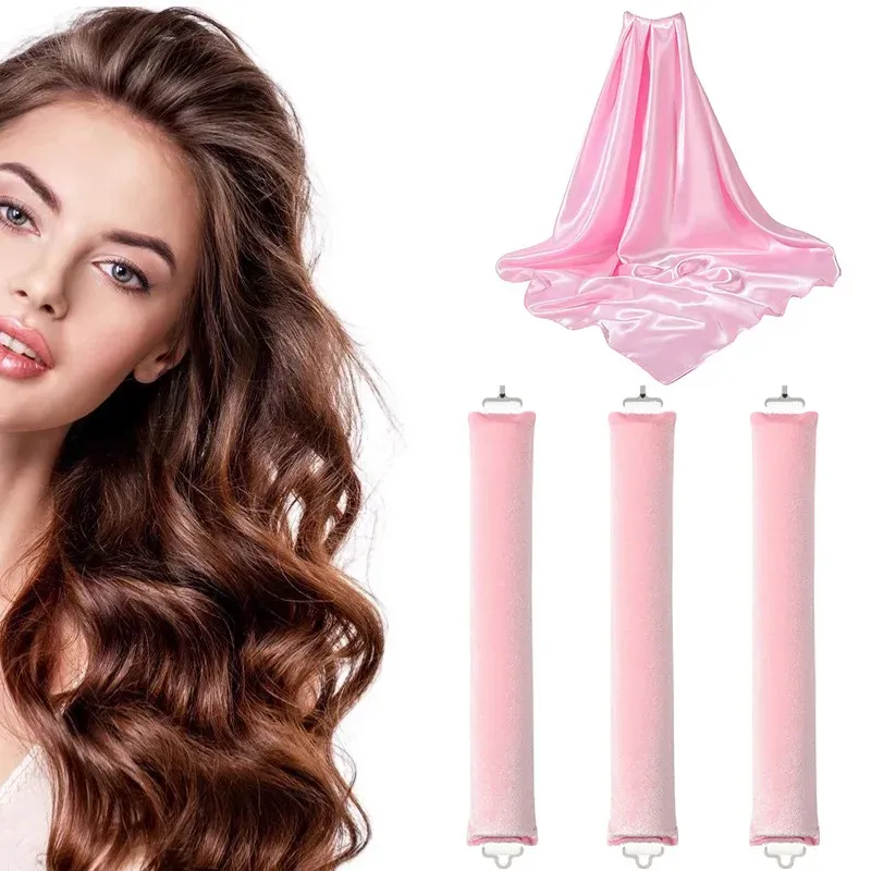 Bigoudis sans chaleur 27 cm pour grandes vagues, diamètre 3,5 cm, confort pour le sommeil 7