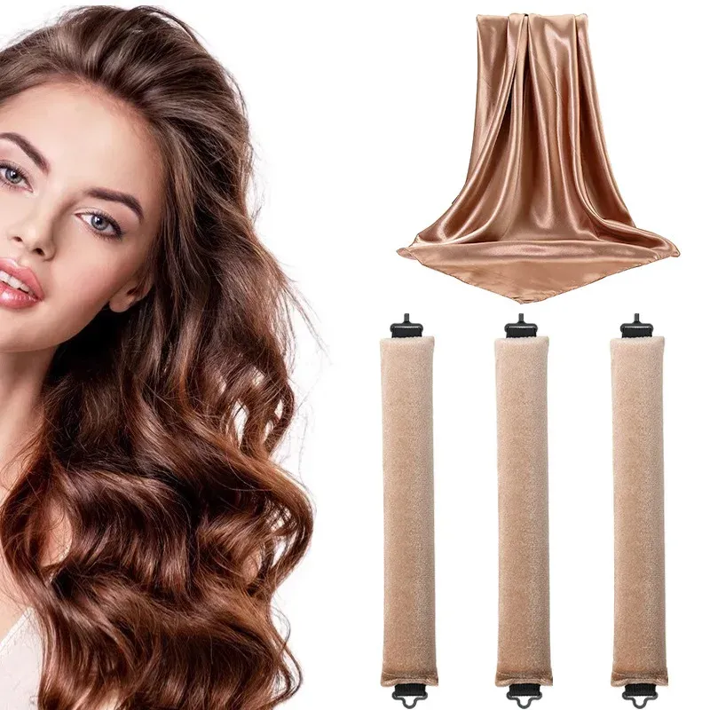 Bigoudis sans chaleur 27 cm pour grandes vagues, diamètre 3,5 cm, confort pour le sommeil 8