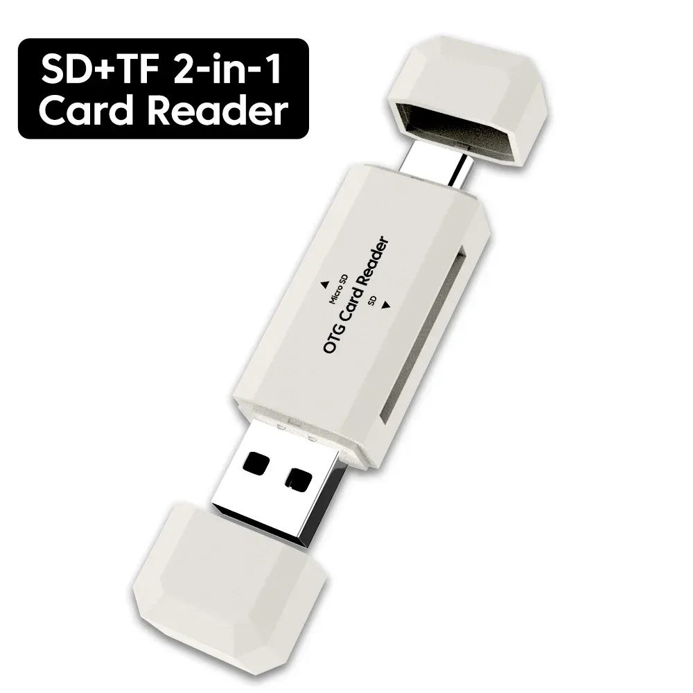 Lecteur de cartes SD/TF 2 en 1 USB-C et USB 2.0 pour PC et ordinateur portable 7