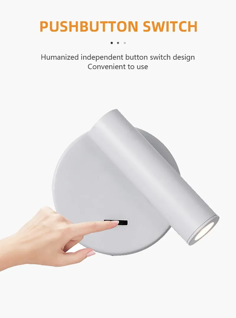 Applique murale LED orientable