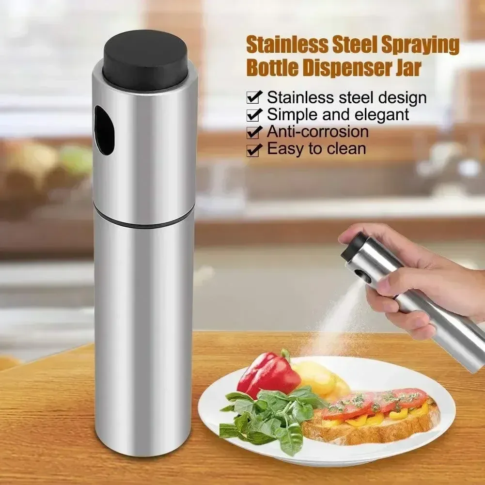 Diffuseur d'huile d'olive en acier inoxydable 304 pour barbecue, bouteille distributrice de cuisine 100 ml, modèle Squ343 3