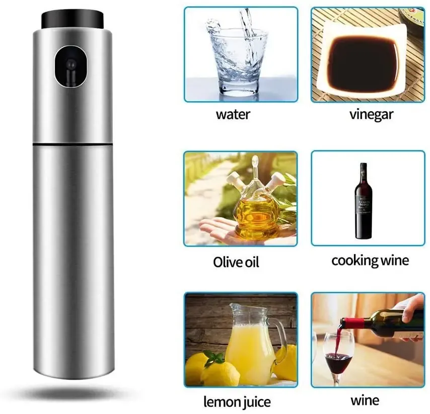 Vaporisateur d'huile en acier inoxydable, ambiance cuisine