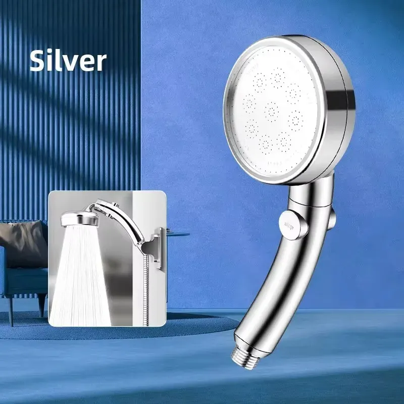 Pommeau de douche oscillant, détail des buses