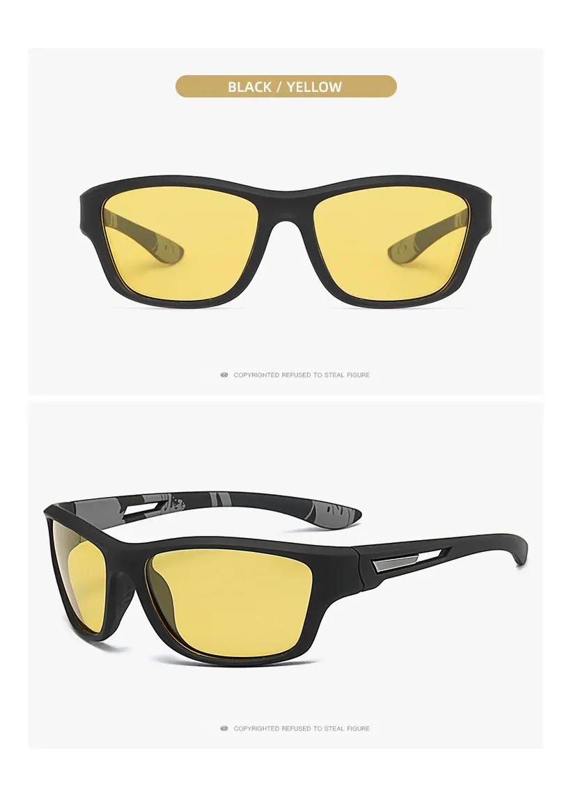 Lunettes de soleil, vue de profil