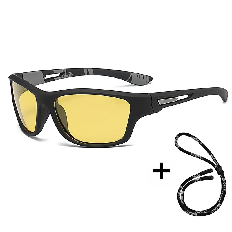 Lunettes de soleil polarisées haute définition unisexes, protection UV400 pour sports de plein air et conduite 25