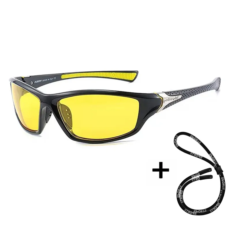 Lunettes de soleil polarisées haute définition unisexes, protection UV400 pour sports de plein air et conduite 9