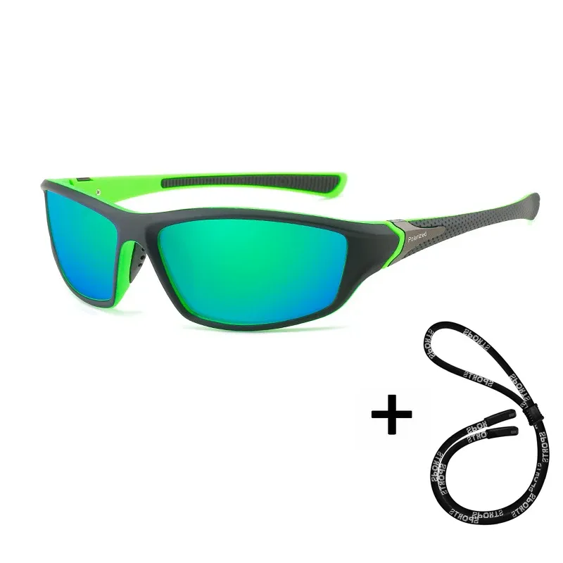 Lunettes de soleil polarisées haute définition unisexes, protection UV400 pour sports de plein air et conduite 14