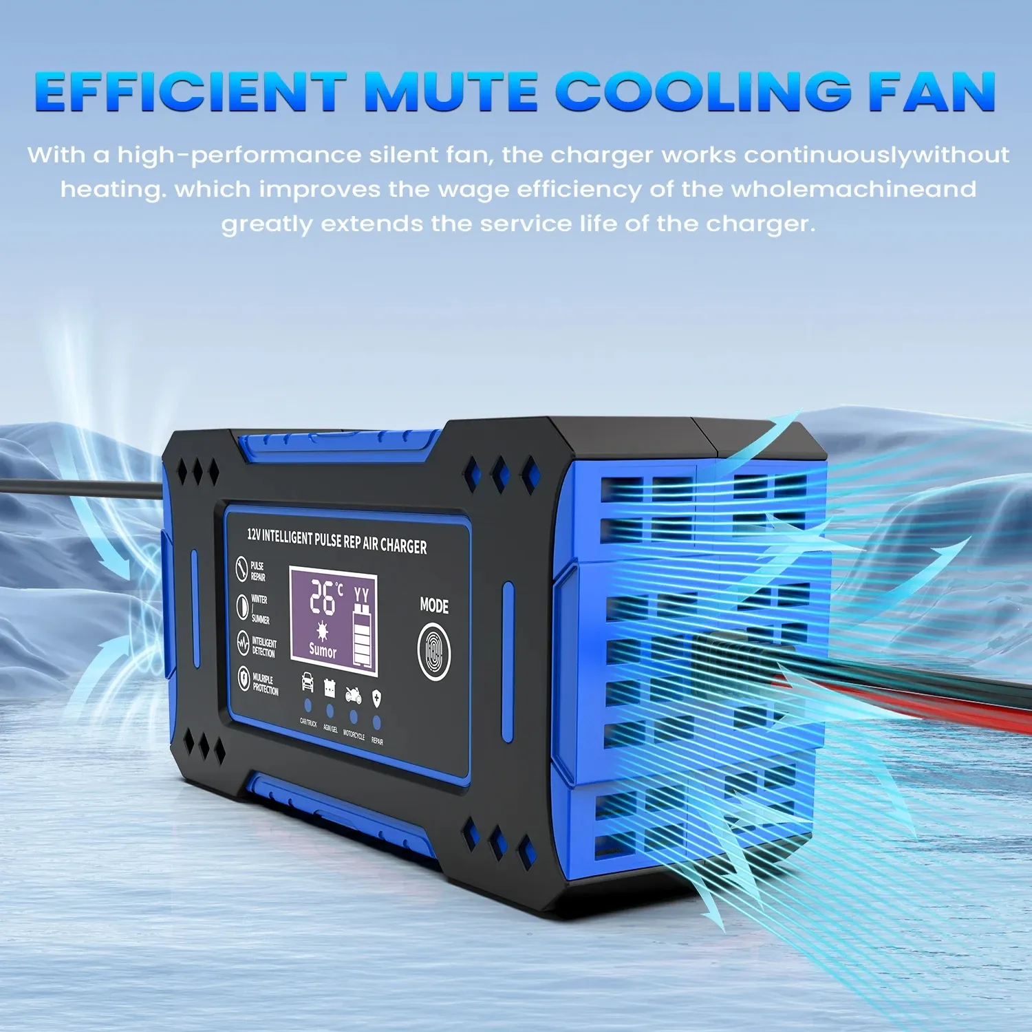 Chargeur de batterie pour voiture et moto