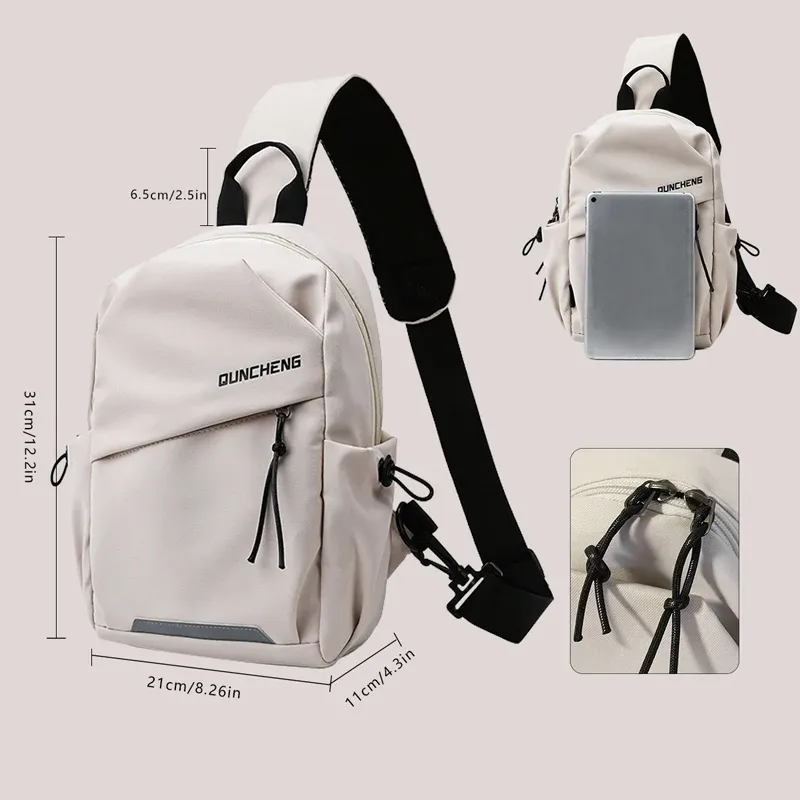 Sac porté en situation sportive