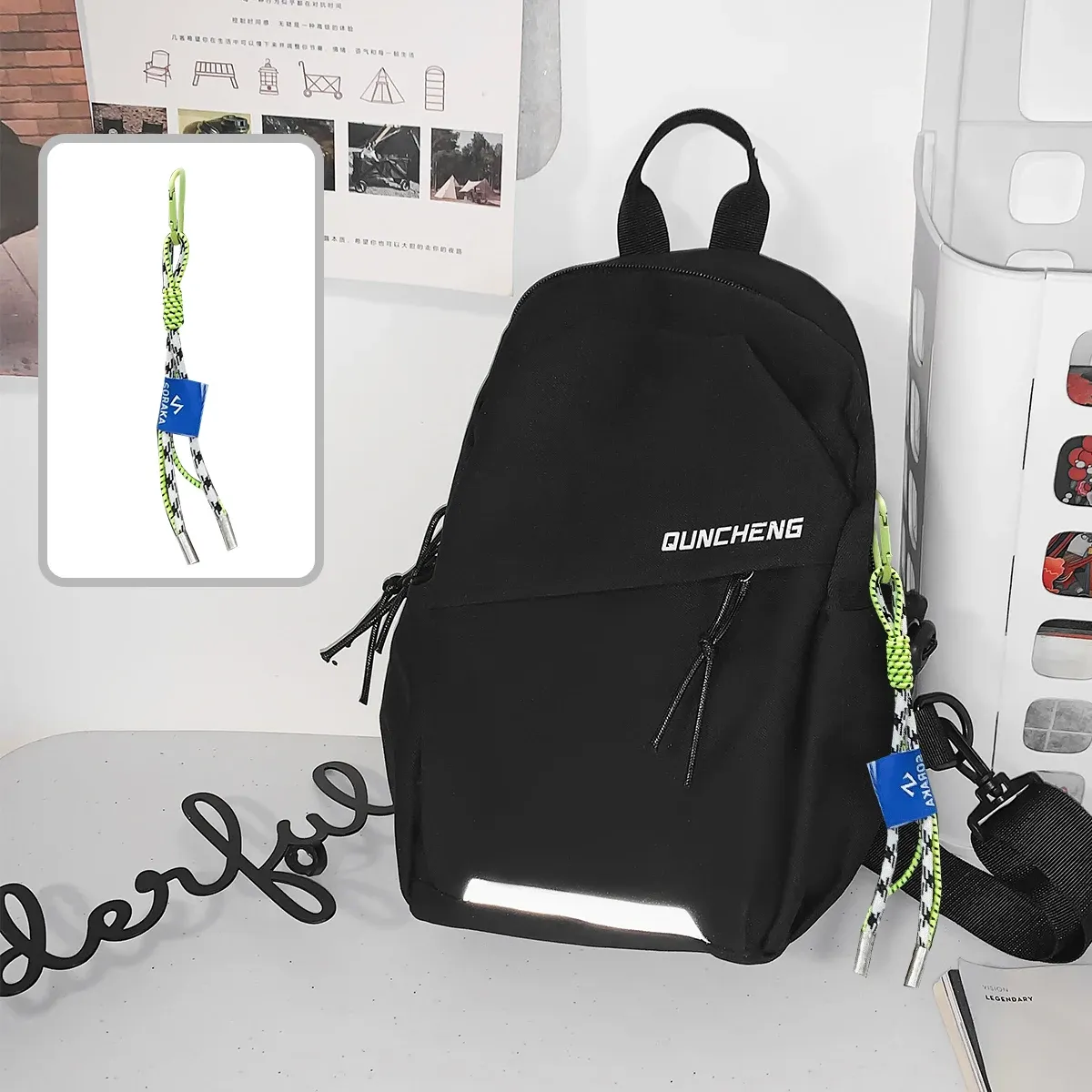 Petit sac à bandoulière léger pour homme et femme, idéal pour le cyclisme, le sport et l'escalade 15