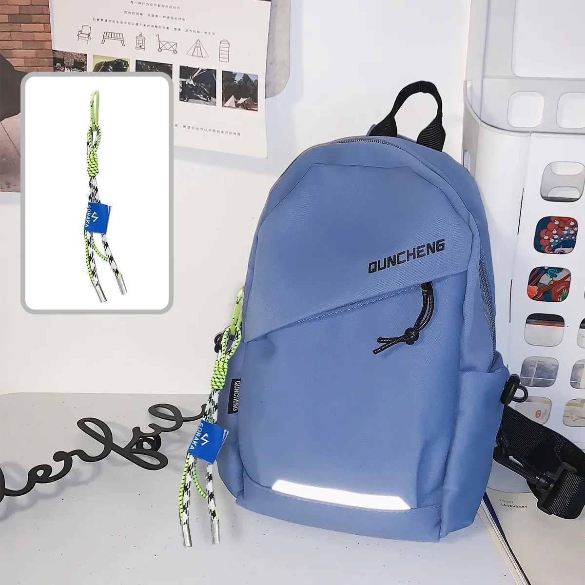 Petit sac à bandoulière léger pour homme et femme, idéal pour le cyclisme, le sport et l'escalade 17
