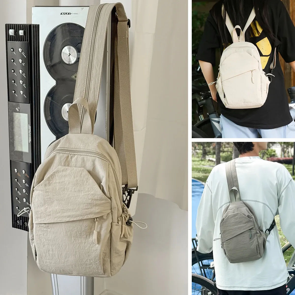 Petit sac à bandoulière léger pour homme et femme, idéal pour le cyclisme, le sport et l'escalade 11