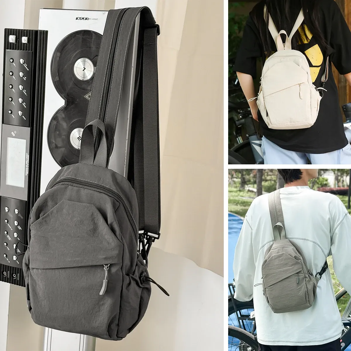 Petit sac à bandoulière léger pour homme et femme, idéal pour le cyclisme, le sport et l'escalade 12