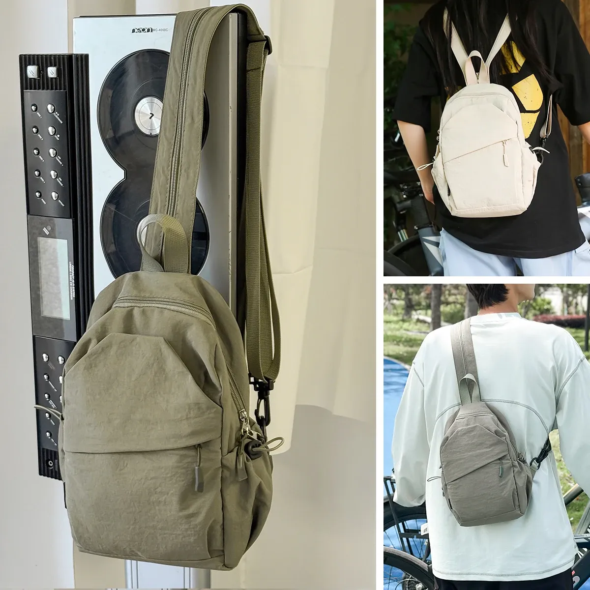 Petit sac à bandoulière léger pour homme et femme, idéal pour le cyclisme, le sport et l'escalade 14