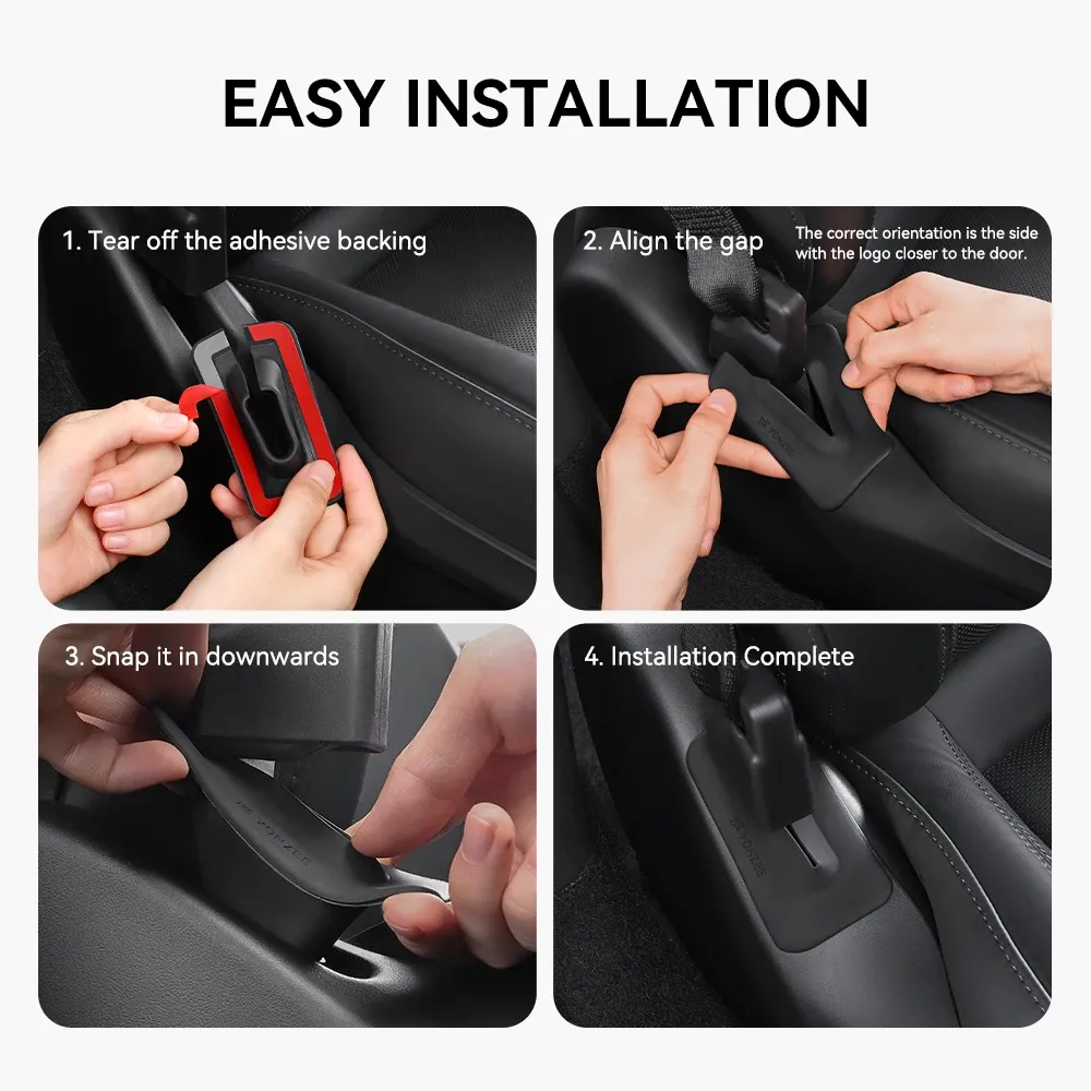 Remplissage d'espace de siège de voiture en silicone pour Tesla Model 3 et Model Y Juniper Highland, anti-fuite, style couture latérale 6
