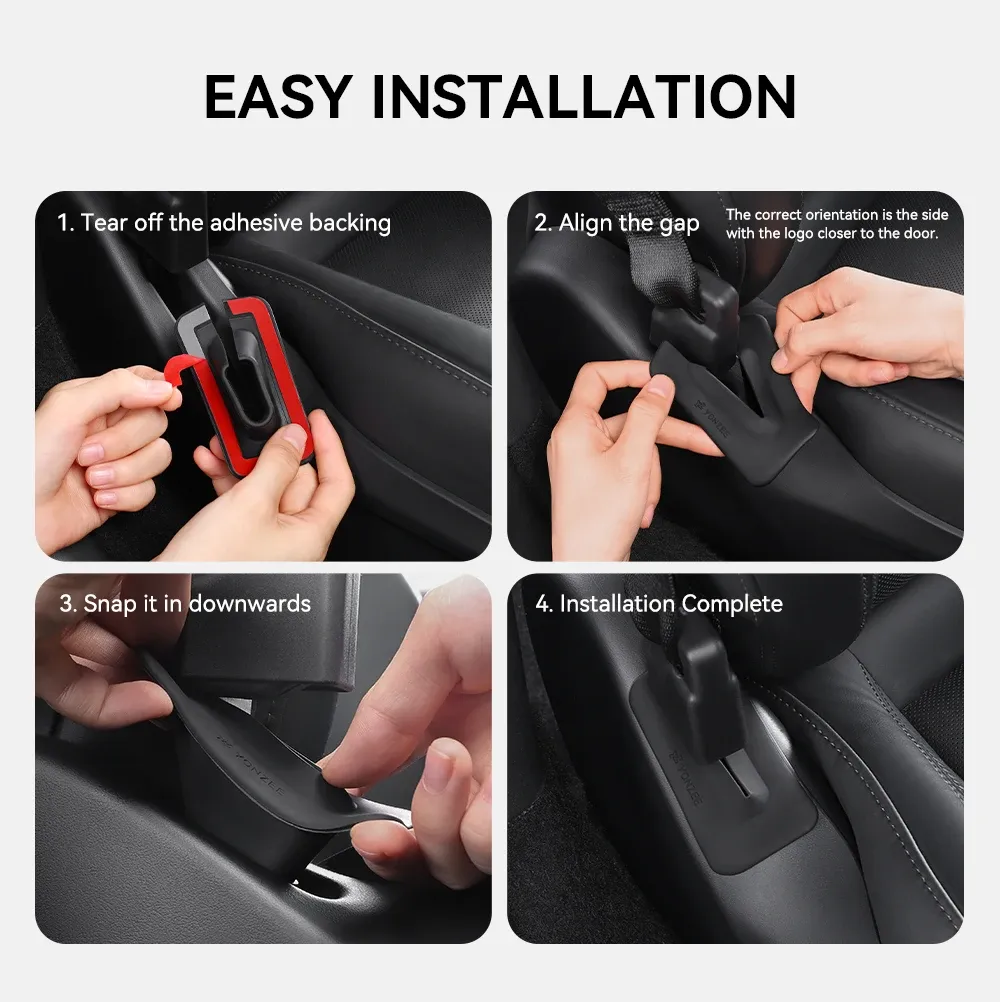Installation non destructive de la protection de siège
