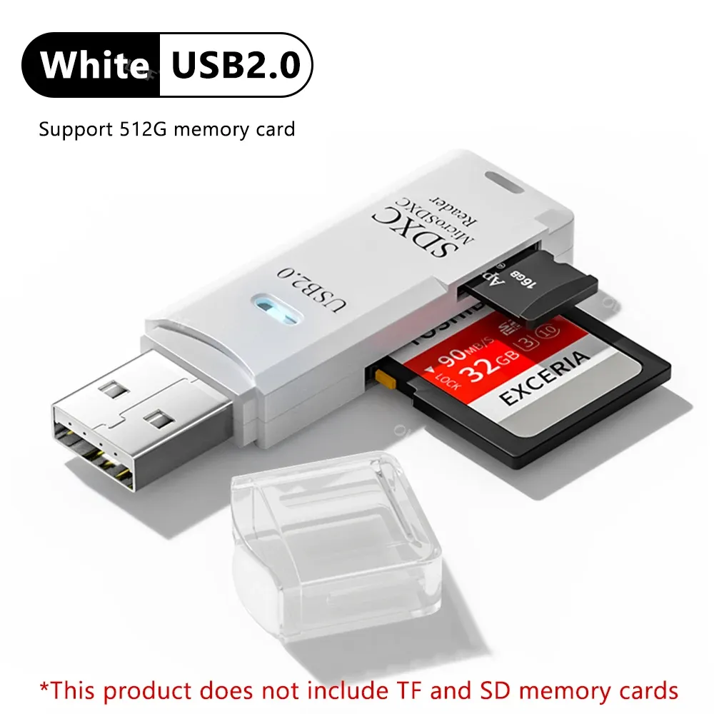 Lecteur de carte USB 3.0/2.0 2 en 1 pour cartes MicroSD TF et SD, haute vitesse, compatible PC et ordinateurs portables 9