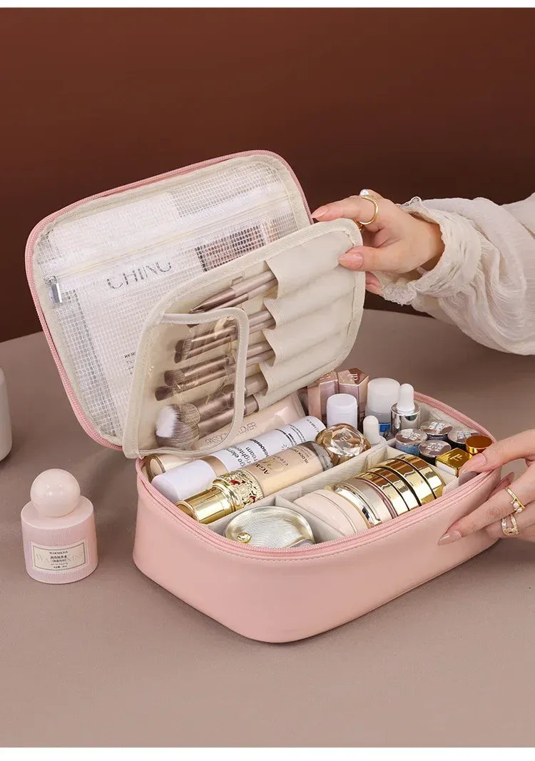 Détail de la finition de la trousse de luxe