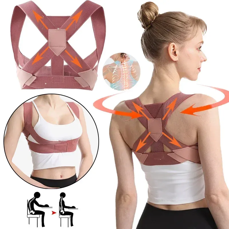 Correcteur de posture invisible pour adultes, avec sangles