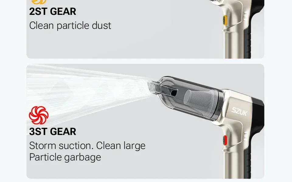 Aspirateur de voiture, mise en scène