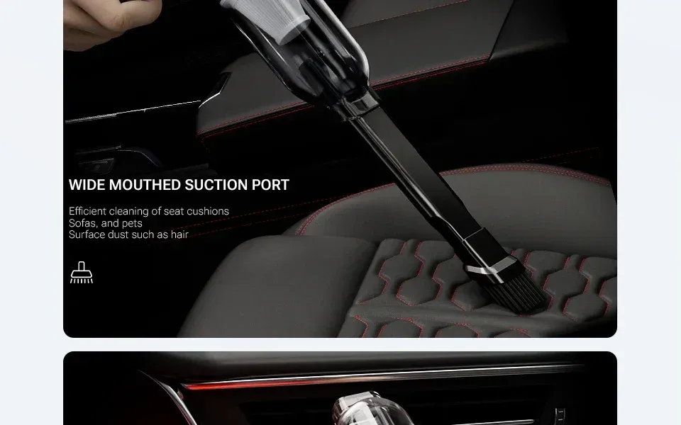 Aspirateur de voiture, ambiance lifestyle