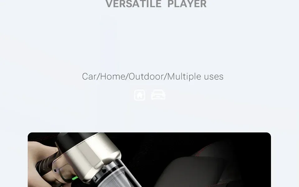 Aspirateur de voiture, atouts en détail
