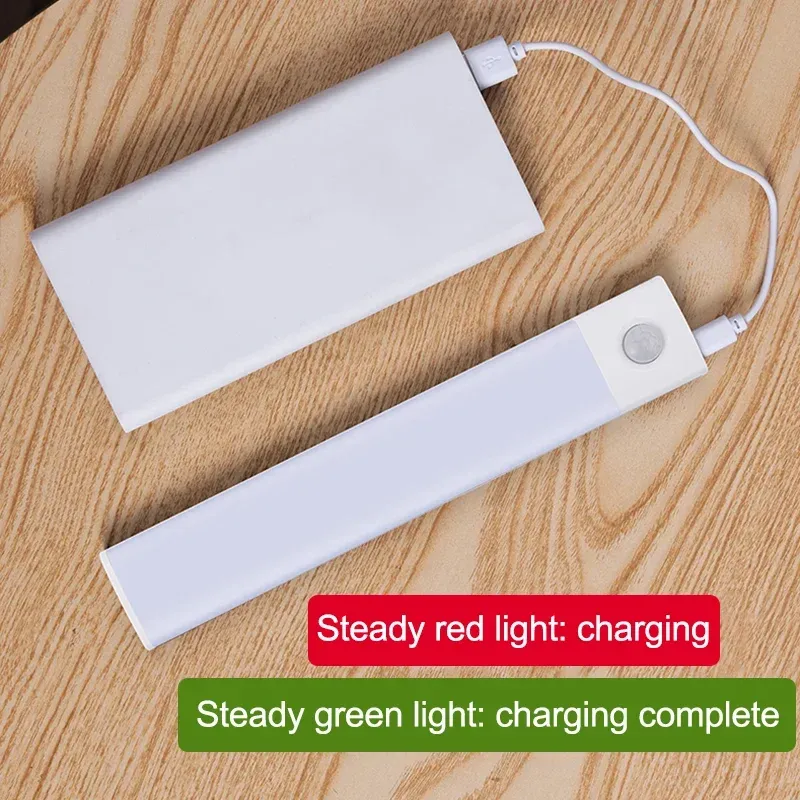 Veilleuse LED sans fil rechargeable par USB avec capteur de mouvement, disponible en 10, 20, 30, 40 et 60 cm 6